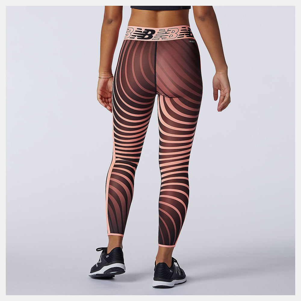 Paradise Pink Relentless Printed High Rise 7/8 Tight / New Balance Women