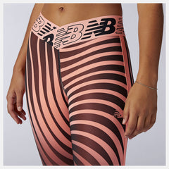 Paradise Pink Relentless Printed High Rise 7/8 Tight / New Balance Women
