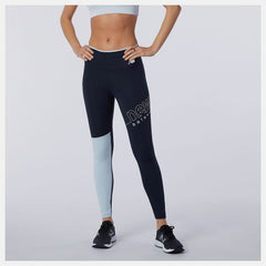 UV Blue Heather Printed Fast Flight Tight / New Balance Women