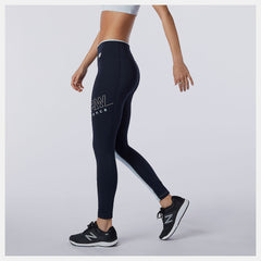 UV Blue Heather Printed Fast Flight Tight / New Balance Women