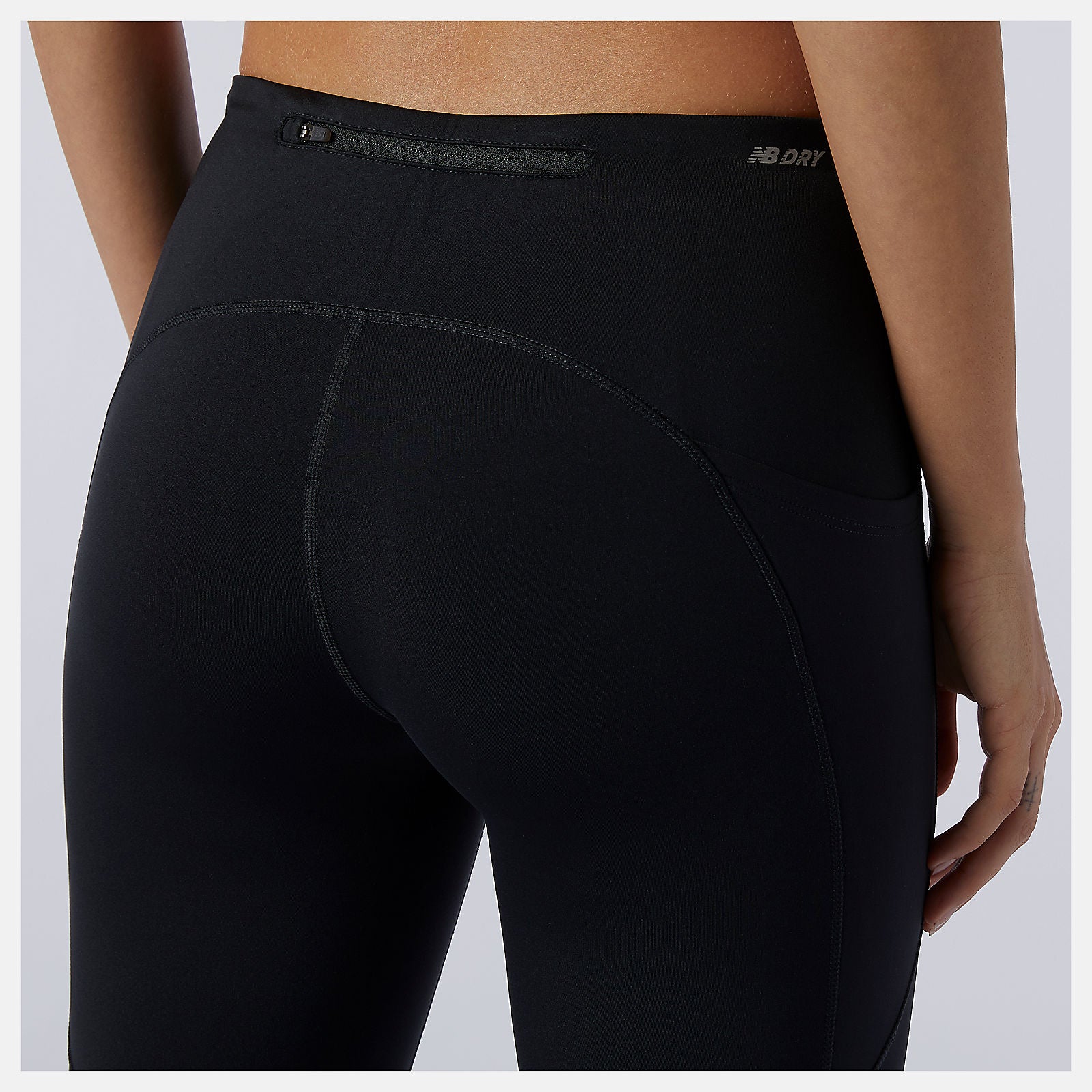 Black Impact Run Crop / New Balance Women