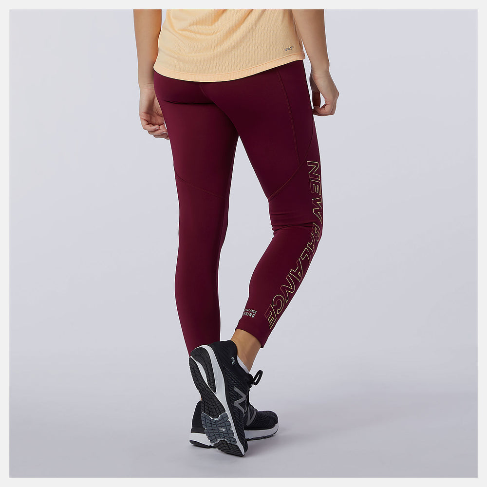 Garnet Printed Impact Run Crop / New Balance Women