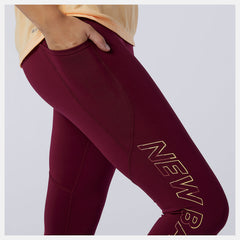 Garnet Printed Impact Run Crop / New Balance Women