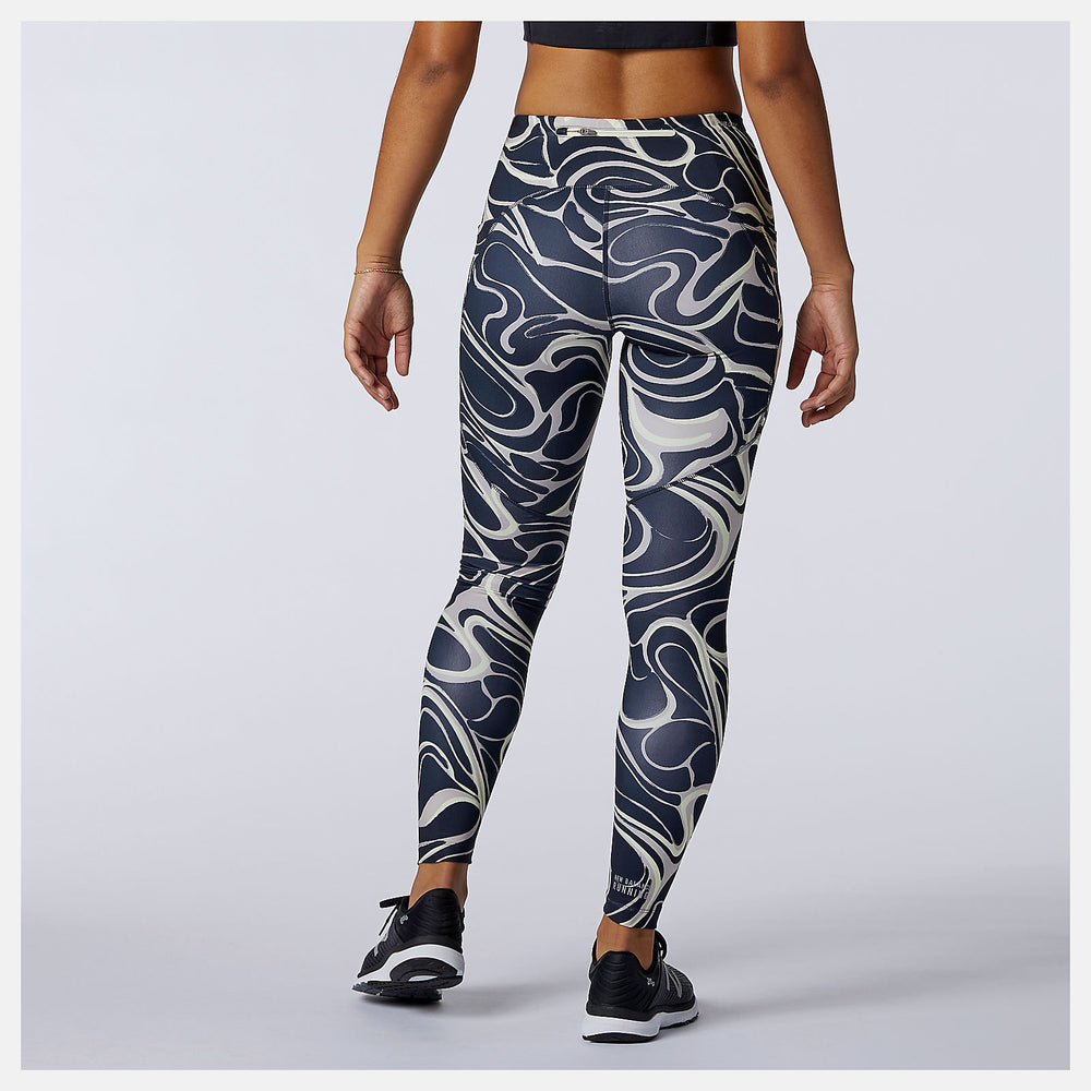 Logwood Printed Impact Run Tight / New Balance Women
