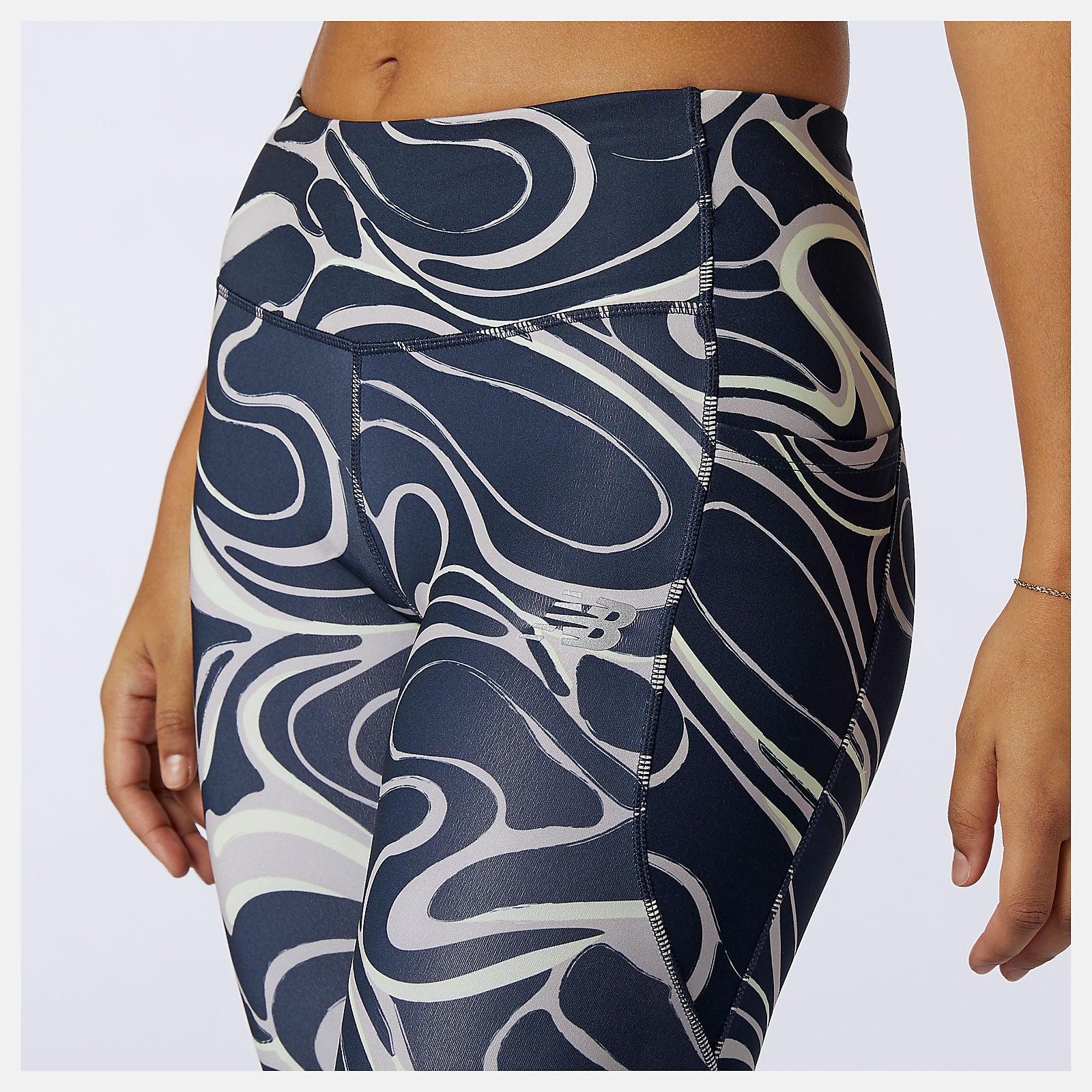 Logwood Printed Impact Run Tight / New Balance Women