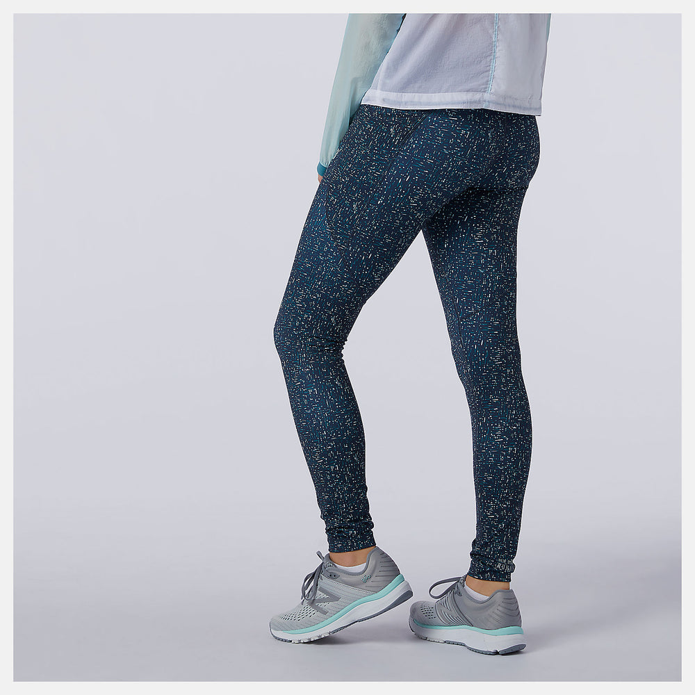 Mountain Teal Printed Impact Run Tight / New Balance Women