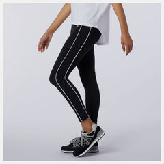 White NB Athletics Piping Legging / New Balance Women