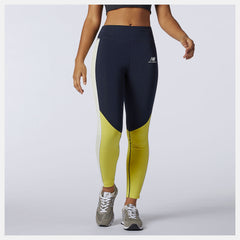 Clear Yellow NB Athletics Piping Legging / New Balance Women