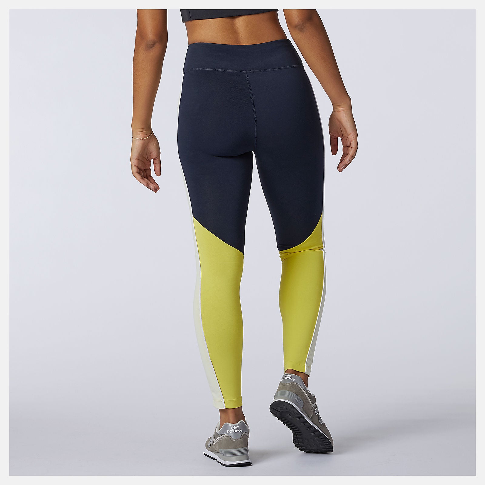 Clear Yellow NB Athletics Piping Legging / New Balance Women