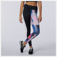 White Print NB Athletics Erin Loree Legging / New Balance Women