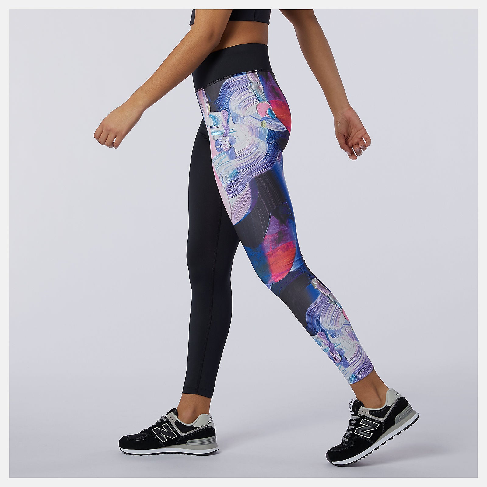 White Print NB Athletics Erin Loree Legging / New Balance Women