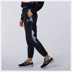 Black NB Athletics Erin Loree Woven Pant / New Balance Women