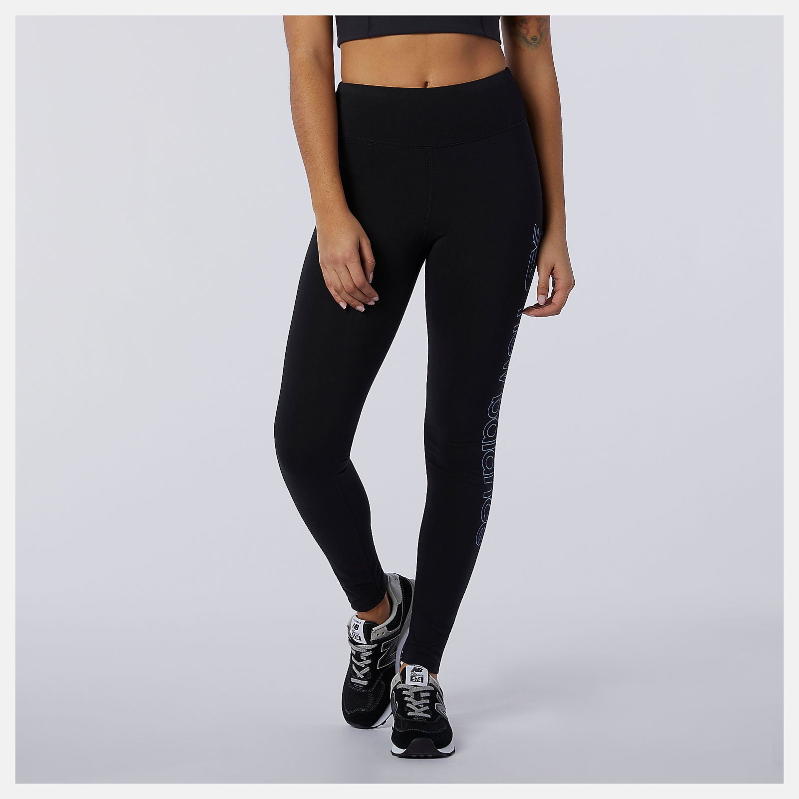 Black Sport Style Optiks Legging / New Balance Women