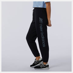 Black Sport Style Optiks Fleece Pant / New Balance Women