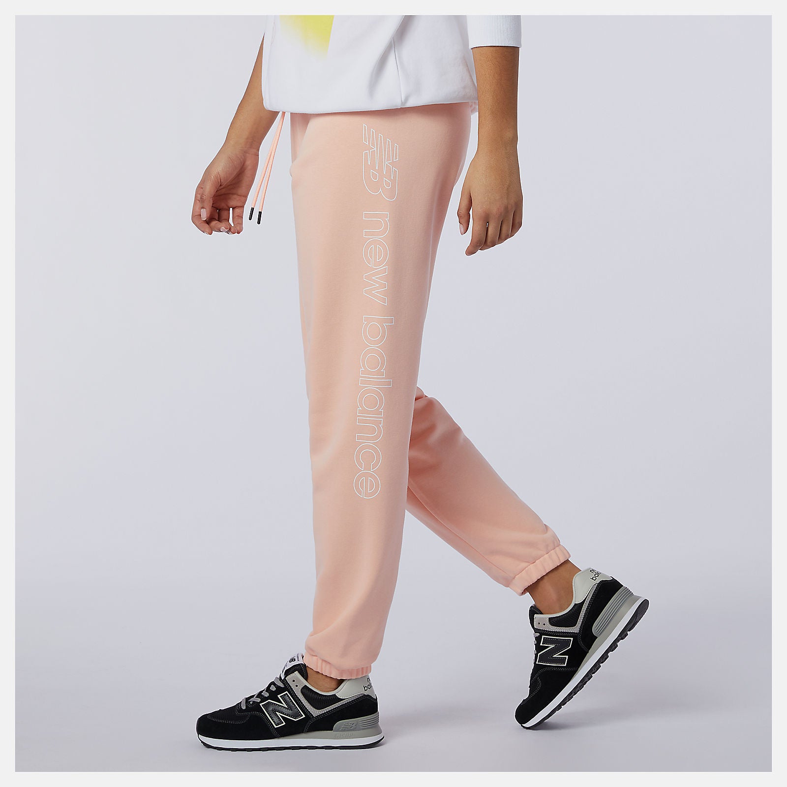 Cloud Pink Sport Style Optiks Fleece Pant / New Balance Women