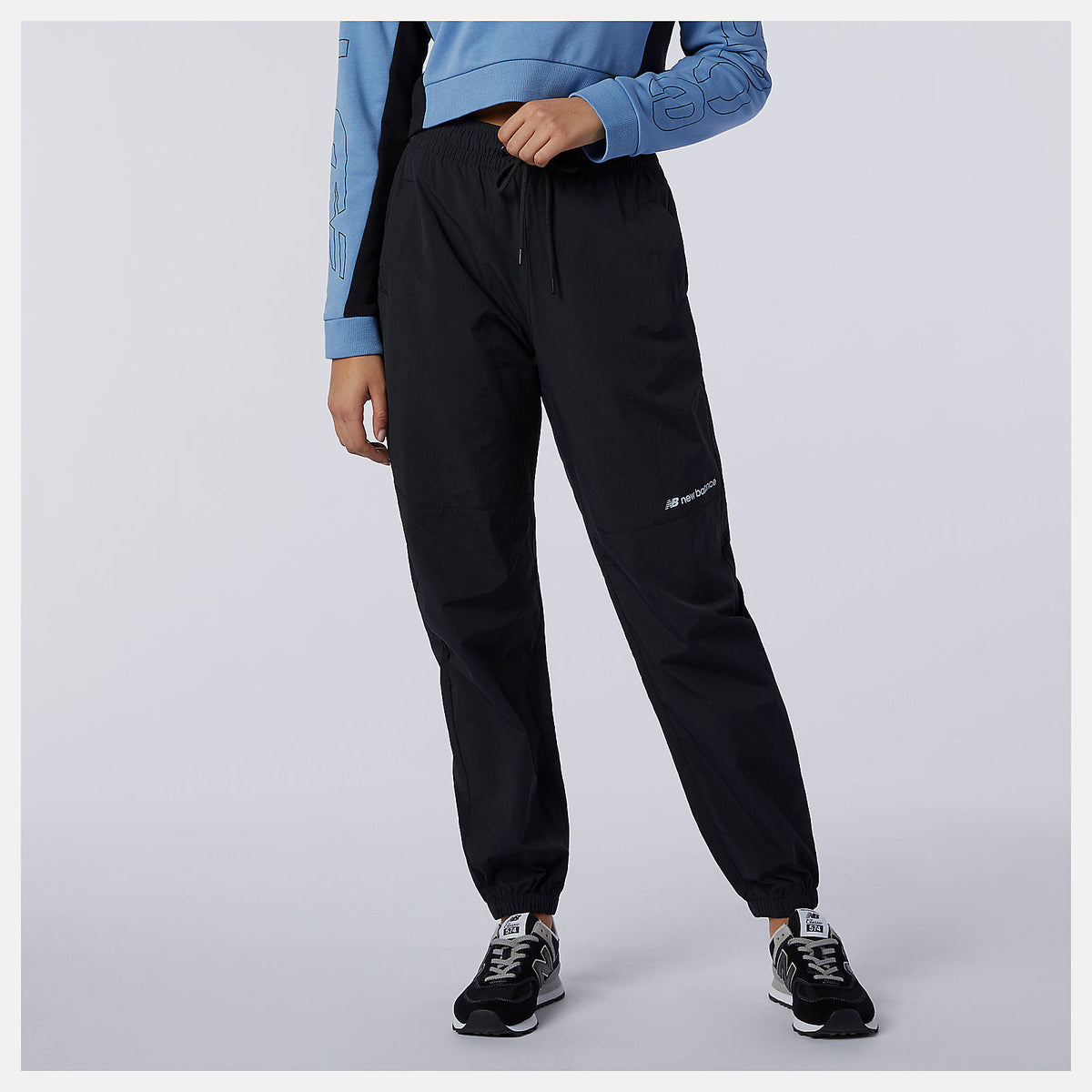 Black Sport Style Optiks Woven Pant / New Balance Women