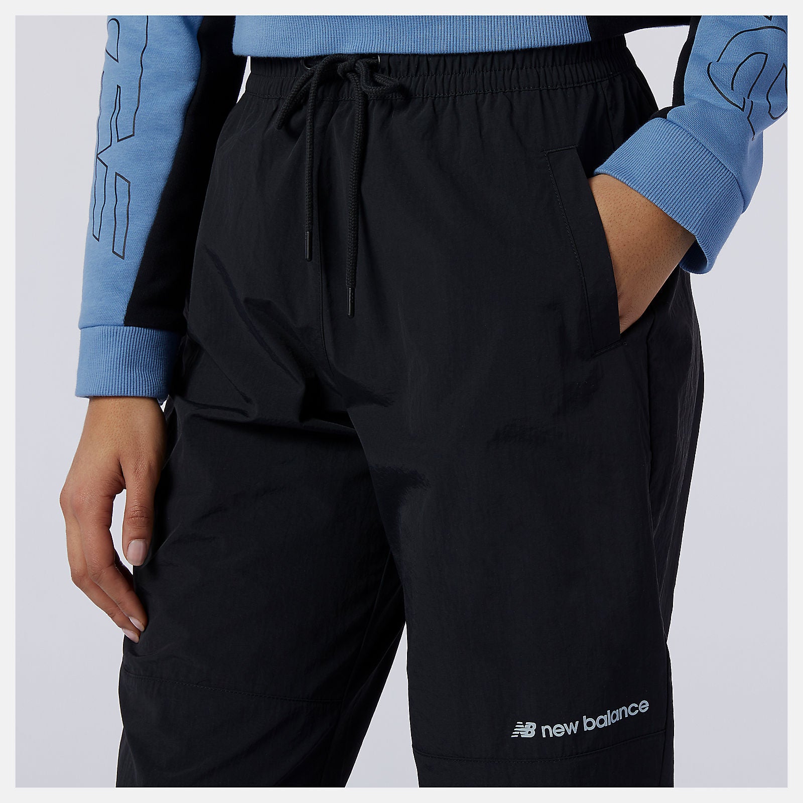 Black Sport Style Optiks Woven Pant / New Balance Women