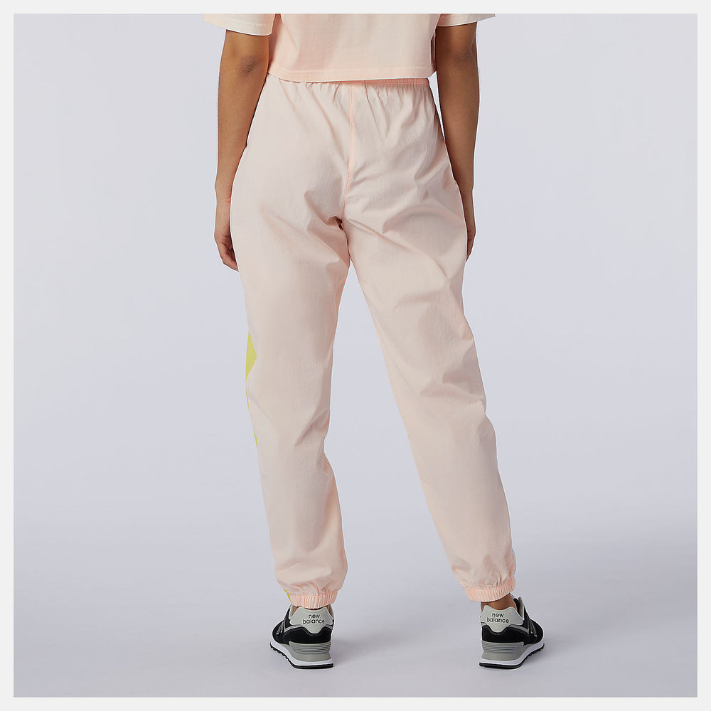 Cloud Pink Sport Style Optiks Woven Pant / New Balance Women
