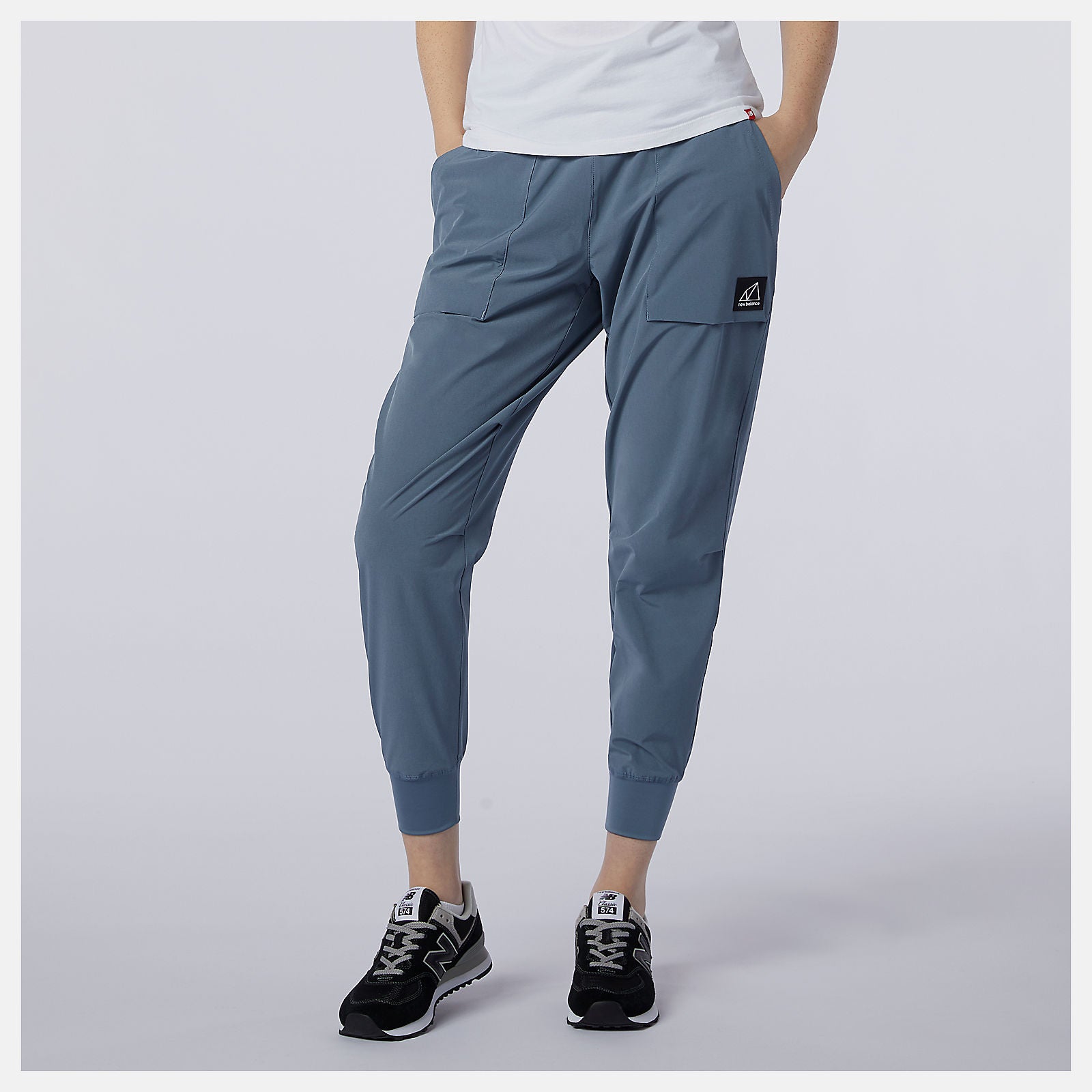 Ocean Grey NB All Terrain Crop Pant / New Balance Women