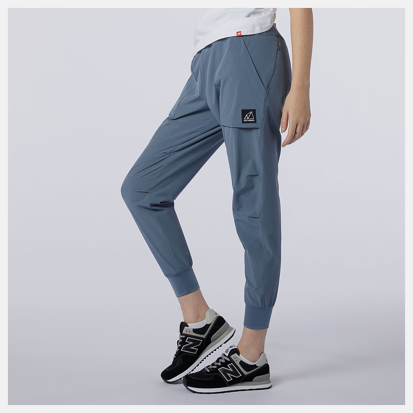 Ocean Grey NB All Terrain Crop Pant / New Balance Women