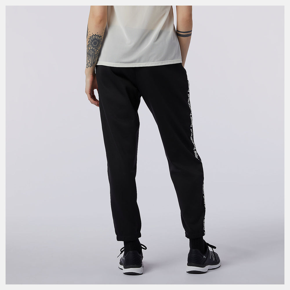 Black Relentless Performance Fleece Pant / New Balance Women
