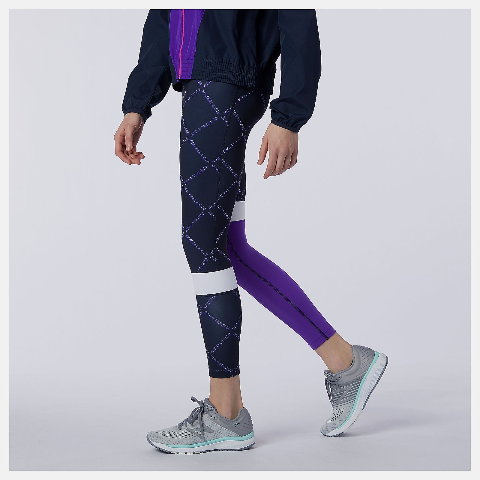 Deep Violet Fast Flight Printed Tight / New Balance Women