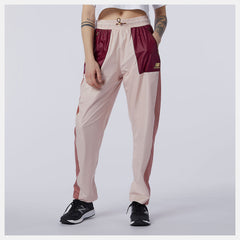 Oyster Pink NB Athletics Higher Learning Wind Pant / New Balance Women