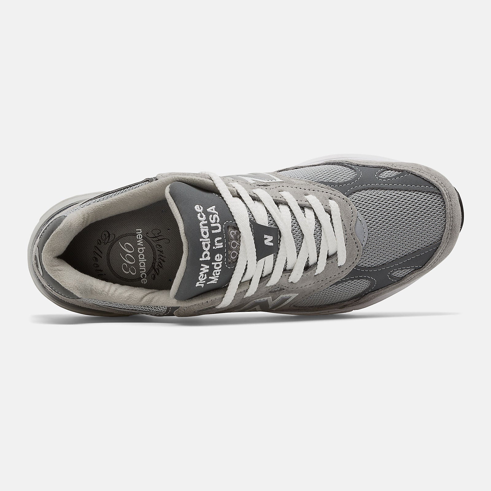 Grey/White Made in US 993 / New Balance Women