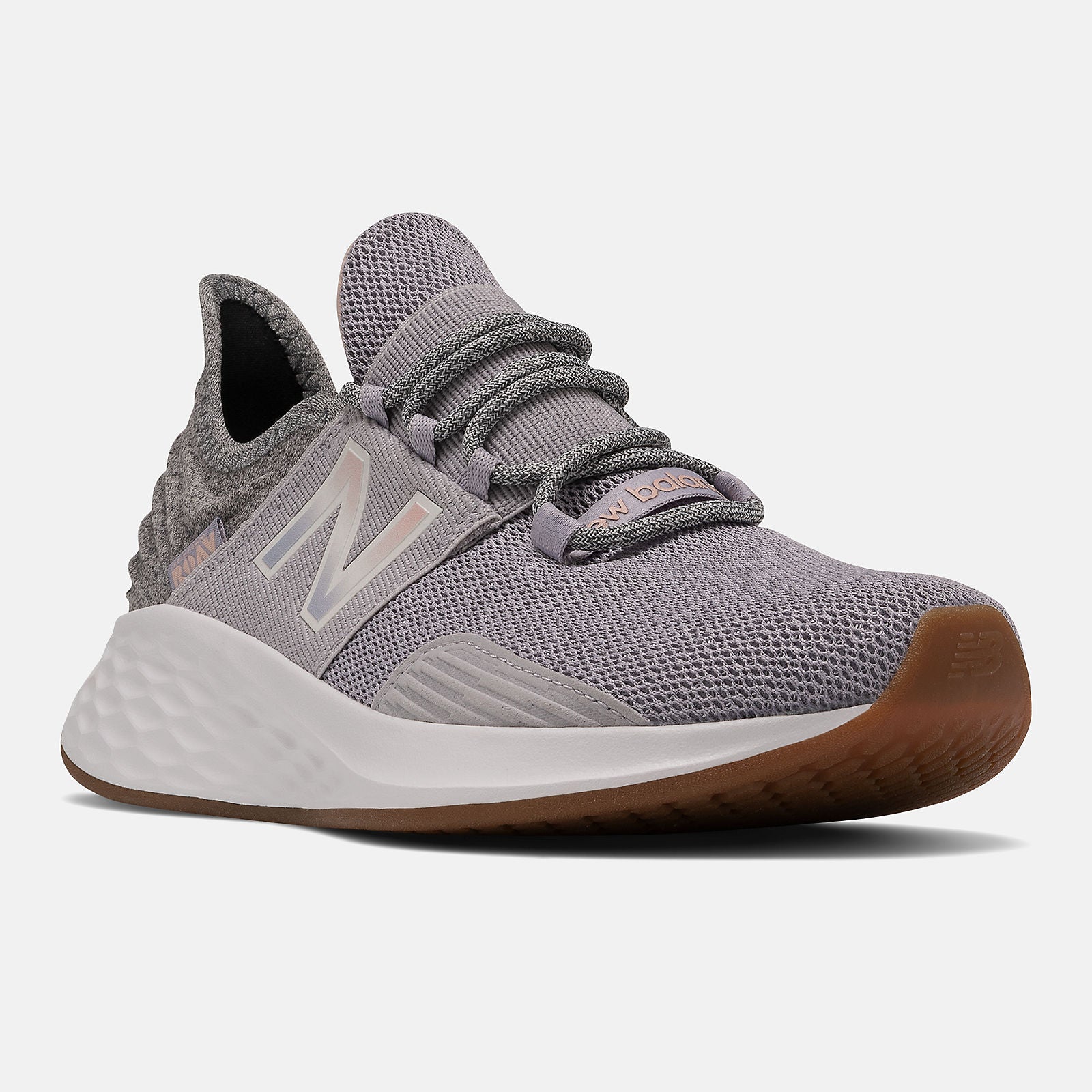 Whisper Grey/Oyster Pink Fresh Foam Roav Tee Shirt / New Balance Women