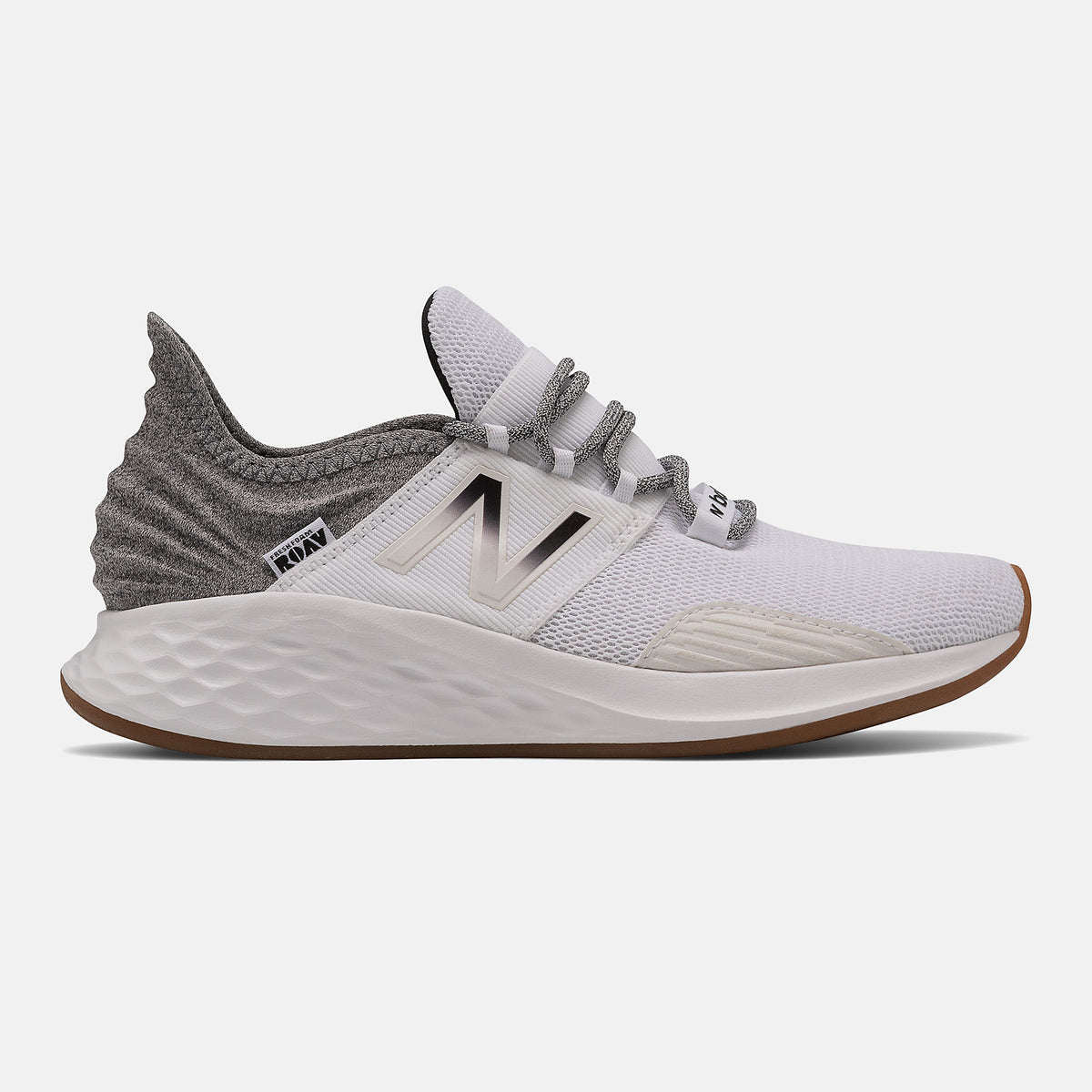 NB White/Black Fresh Foam Roav Tee Shirt / New Balance Women