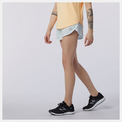 Pale Blue Accelerate Short 2.5 Inch / New Balance Women
