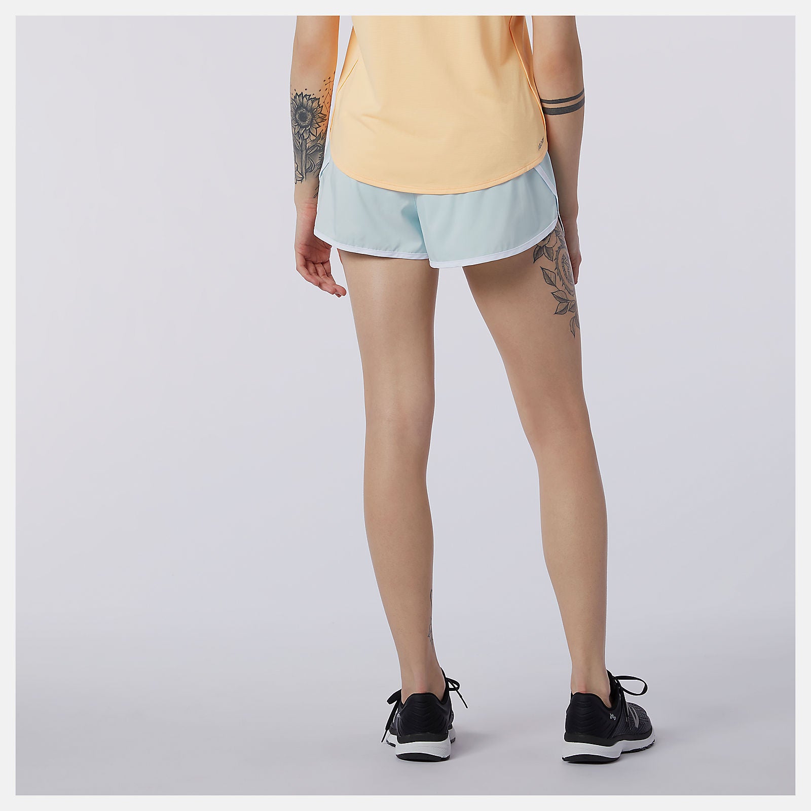 Pale Blue Accelerate Short 2.5 Inch / New Balance Women