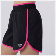 Pink Accelerate Short 5 Inch / New Balance Women