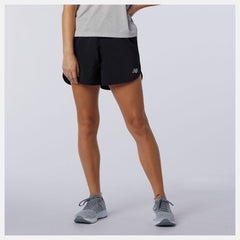 Black Accelerate Short 5 Inch / New Balance Women
