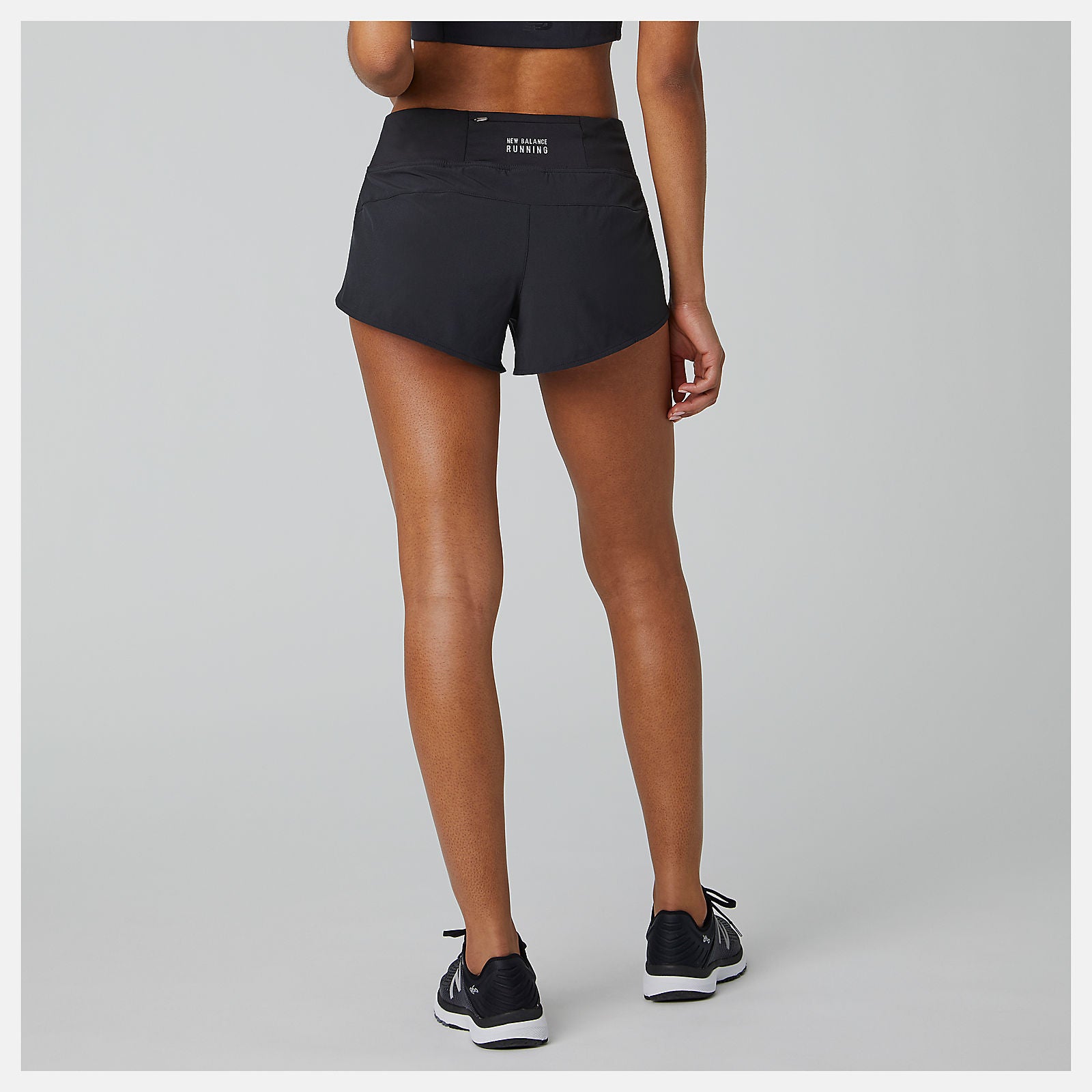 Black Impact Run Short 3 Inch / New Balance Women