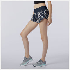 Eclipse Printed Impact Run Short 3 Inch / New Balance Women