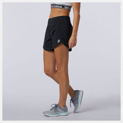Black Impact Run Short 5 Inch / New Balance Women