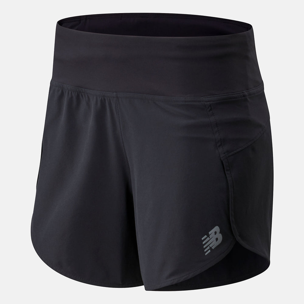 Black Impact Run Short 5 Inch / New Balance Women