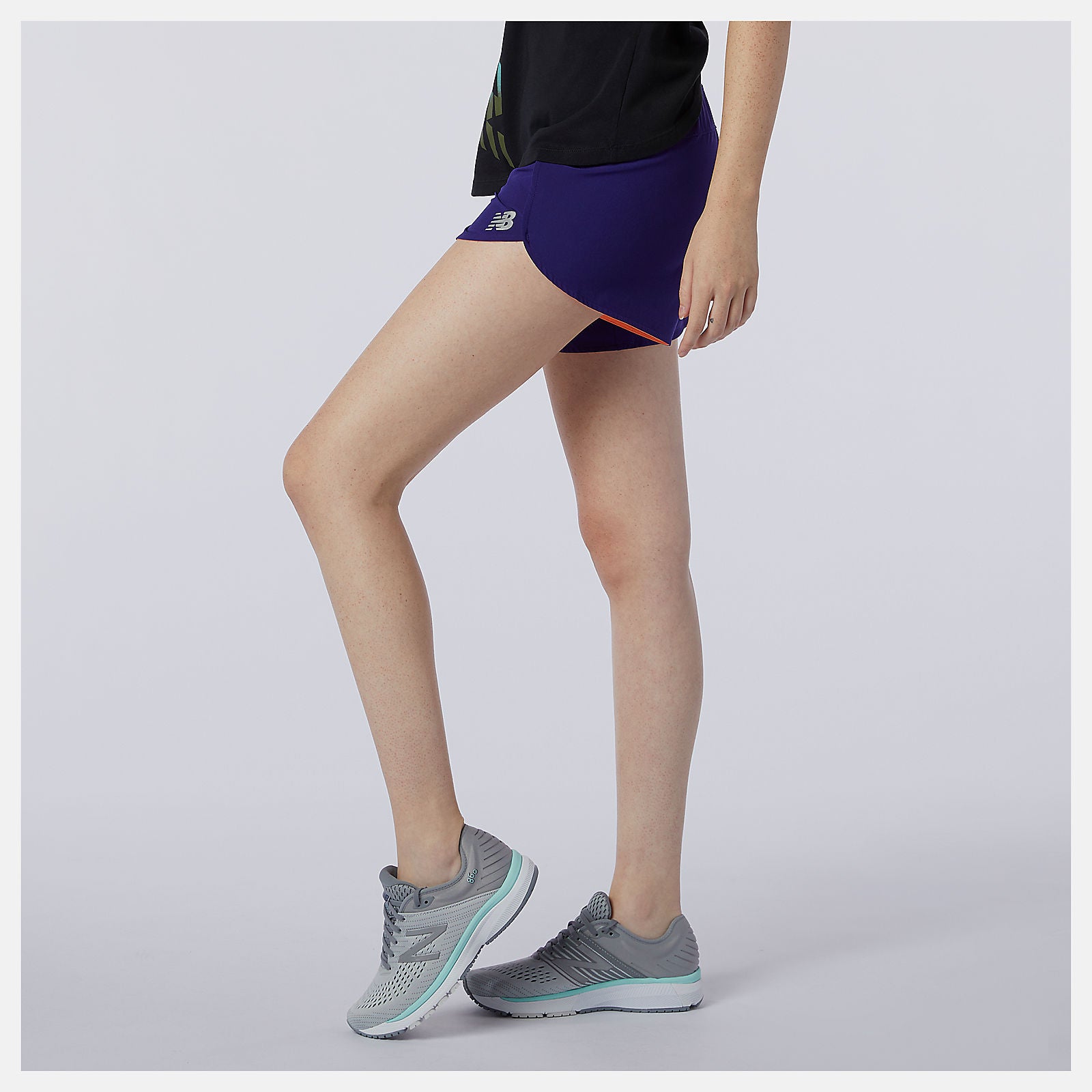 Virtual Violet Impact Run Short 5 Inch / New Balance Women