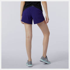 Virtual Violet Impact Run Short 5 Inch / New Balance Women