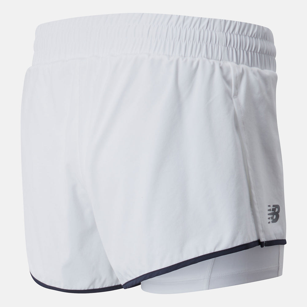 White Rally Short / New Balance Women