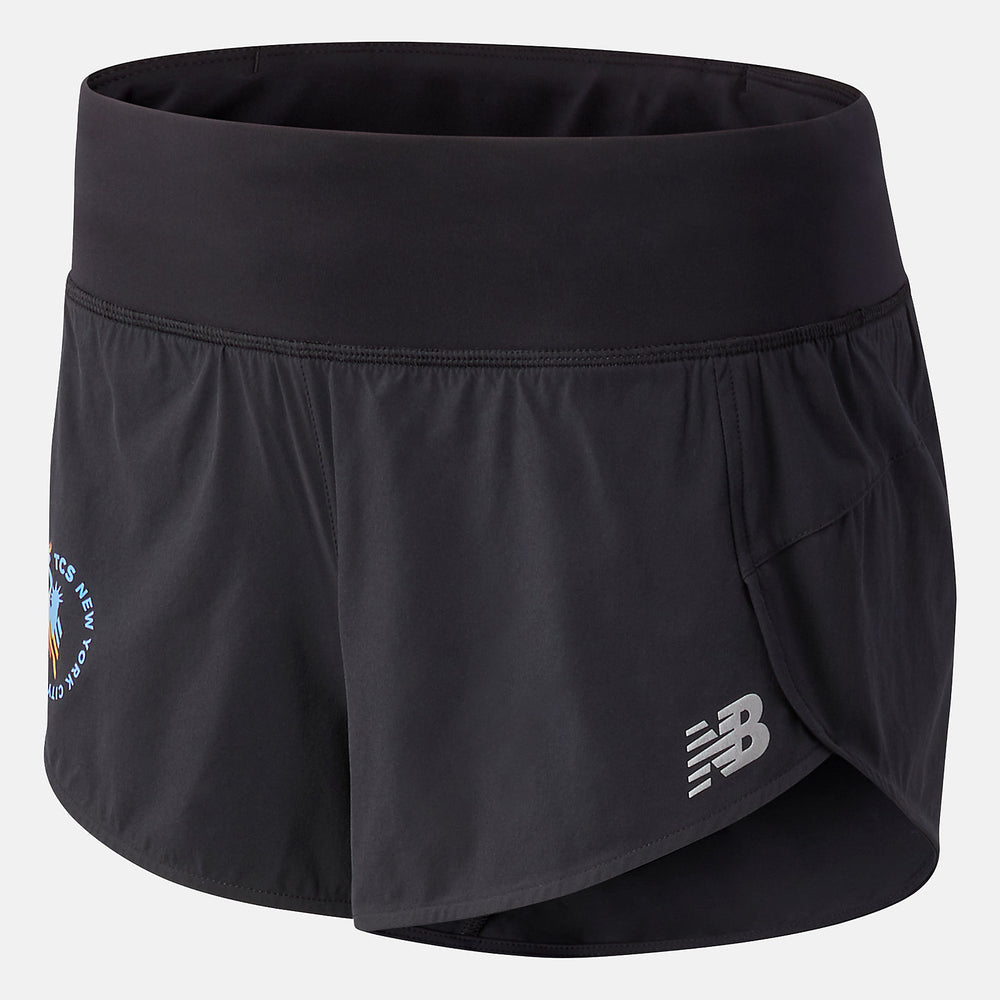Black NYC Marathon Impact Run Short 3 inch / New Balance Women
