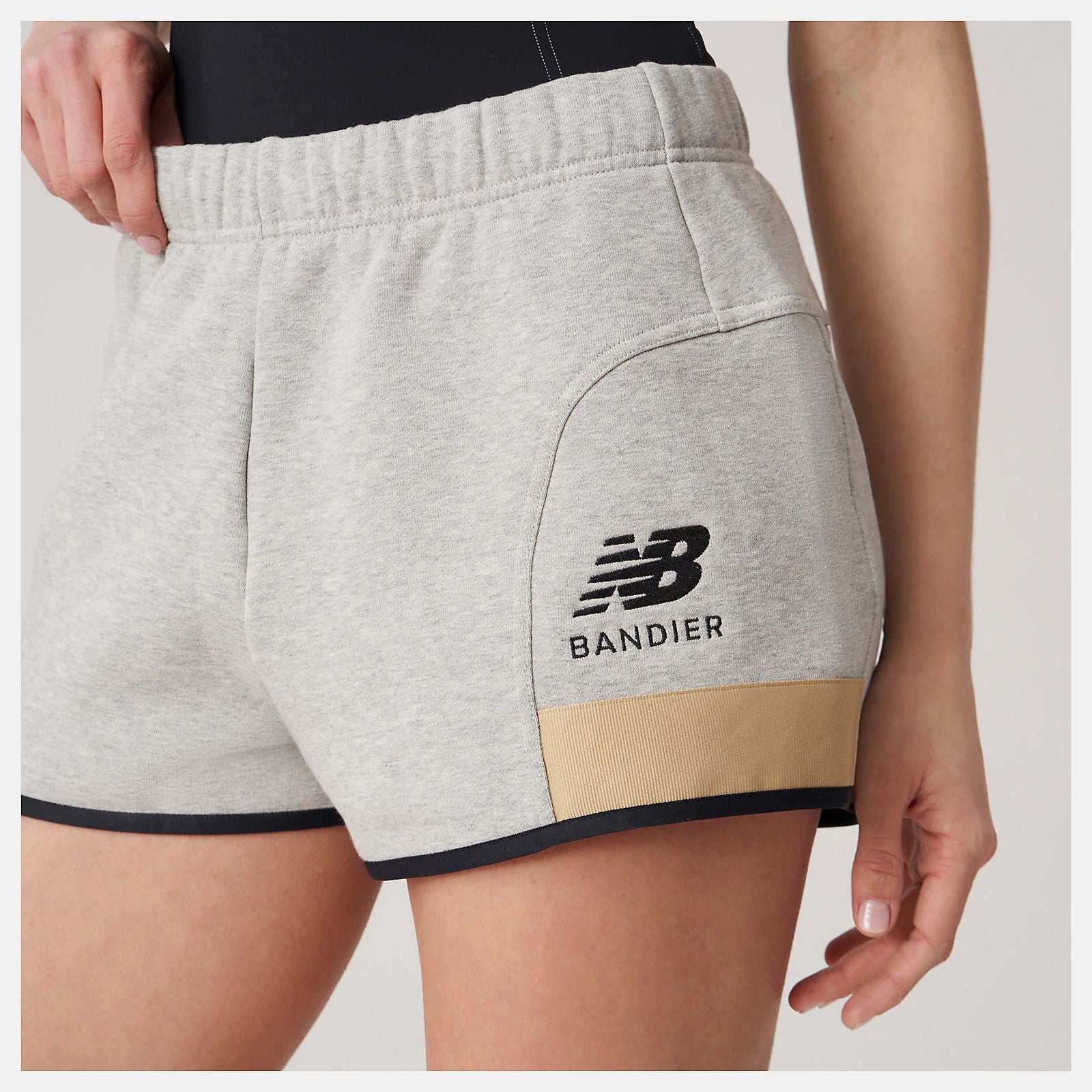 Athletic Grey Bandier Fleece Short / New Balance Women