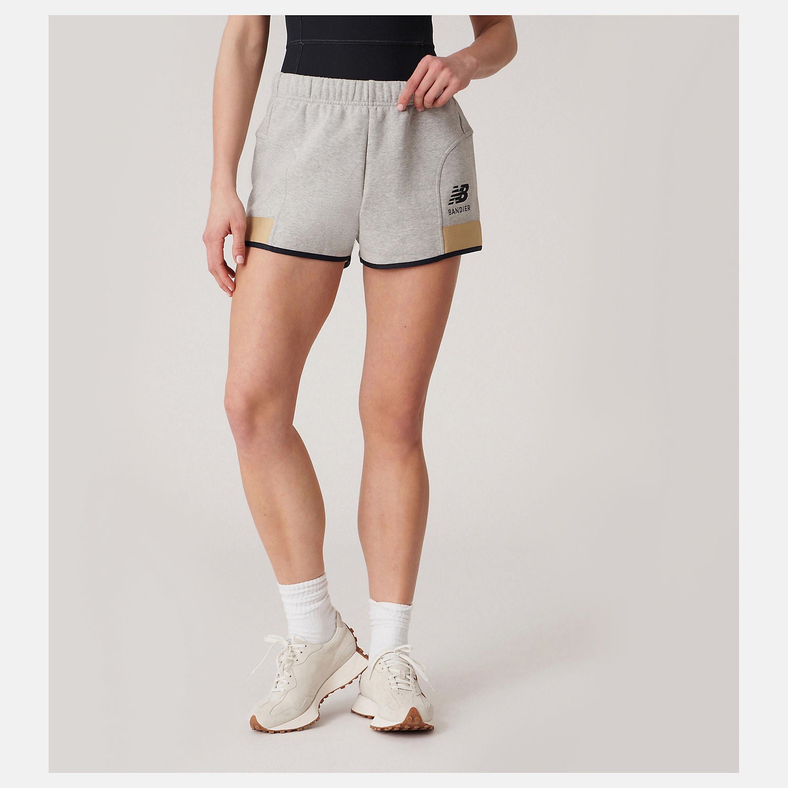 Athletic Grey Bandier Fleece Short / New Balance Women