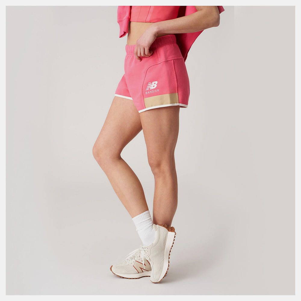 Watermelon Bandier Fleece Short / New Balance Women