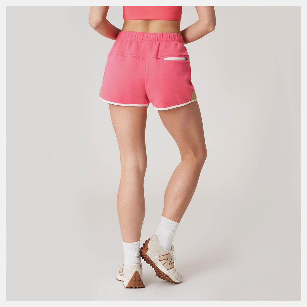 Watermelon Bandier Fleece Short / New Balance Women