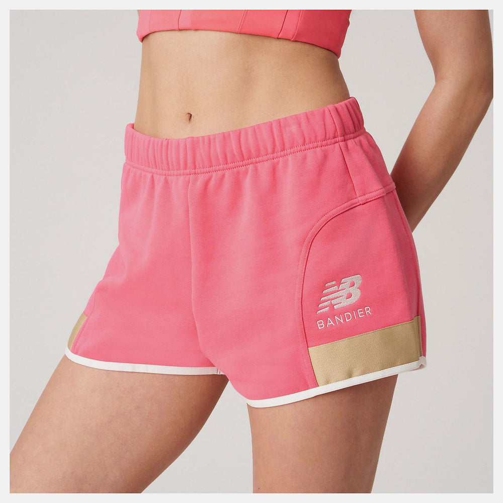 Watermelon Bandier Fleece Short / New Balance Women