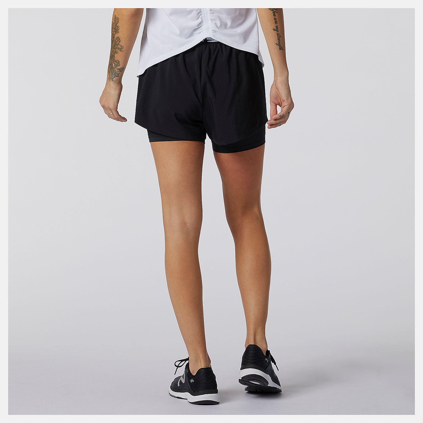 Black Relentless 2 In 1 Short / New Balance Women