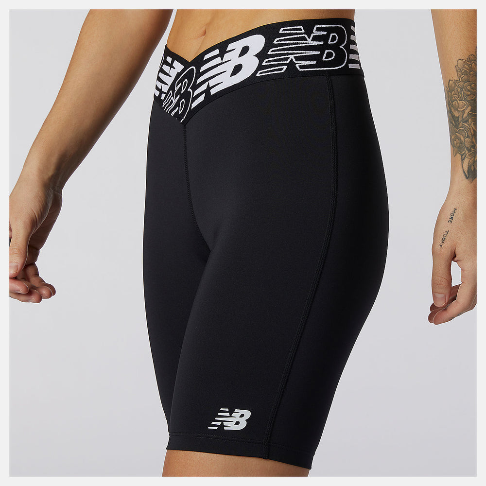 Black Relentless 8 inch Fitted Short / New Balance Women