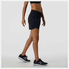 Black Impact Run Short 7 Inch / New Balance Women